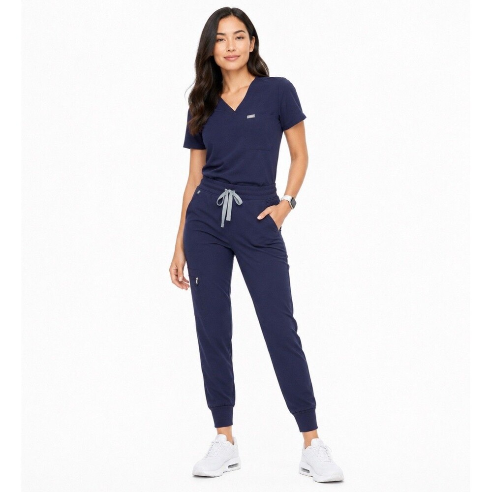 NWT FIGS Zamora 2.0 Scrub Jogger Petite XL Dark Shadow Purple Limited Edition